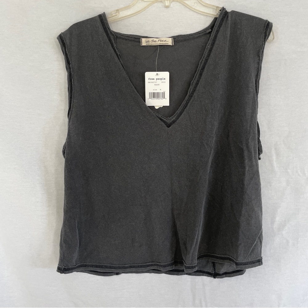 Free People Dreamy Tank Black - size medium